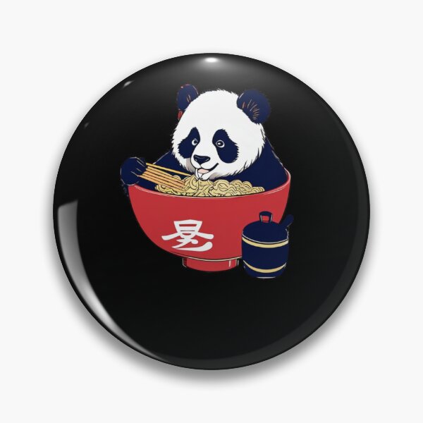 Item preview, panda eating ramen designed and sold by EuropeanPrints.