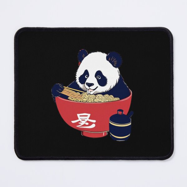Item preview, panda eating ramen designed and sold by EuropeanPrints.