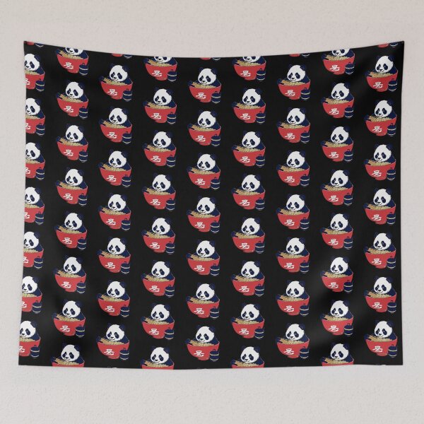 Item preview, panda eating ramen designed and sold by EuropeanPrints.
