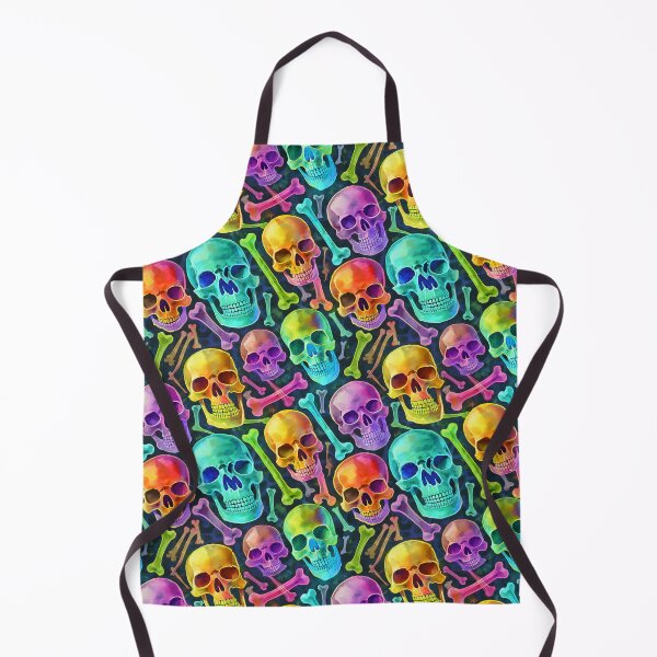 Item preview, Halloween X-ray Skull and Bones Pattern designed and sold by GooGooPop.