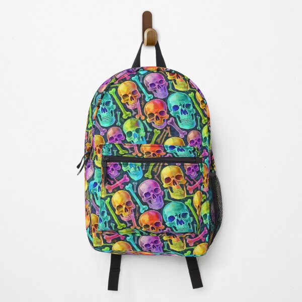 Item preview, Halloween X-ray Skull and Bones Pattern designed and sold by GooGooPop.