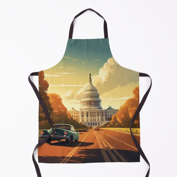 Item preview, A Vintage Travel Illustration of Washington D.C. - US designed and sold by GoodOldVintage.