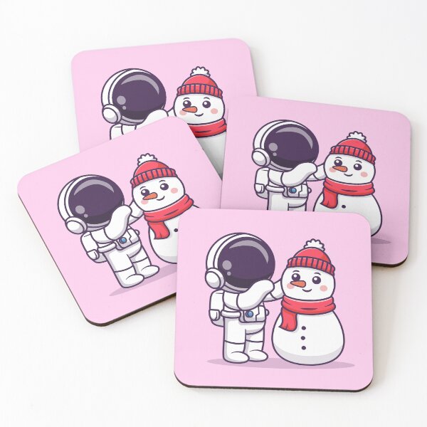 Item preview, Cute Astronaut's Cosmic Snowman Play designed and sold by hjian8219.