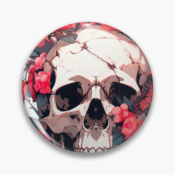 Item preview, Flowers and blooming skulls designed and sold by Kalsaver.