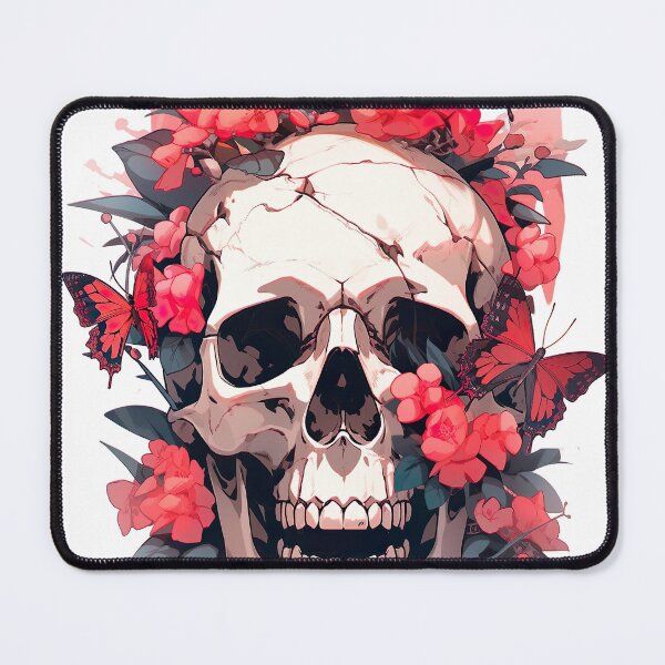Item preview, Flowers and blooming skulls designed and sold by Kalsaver.
