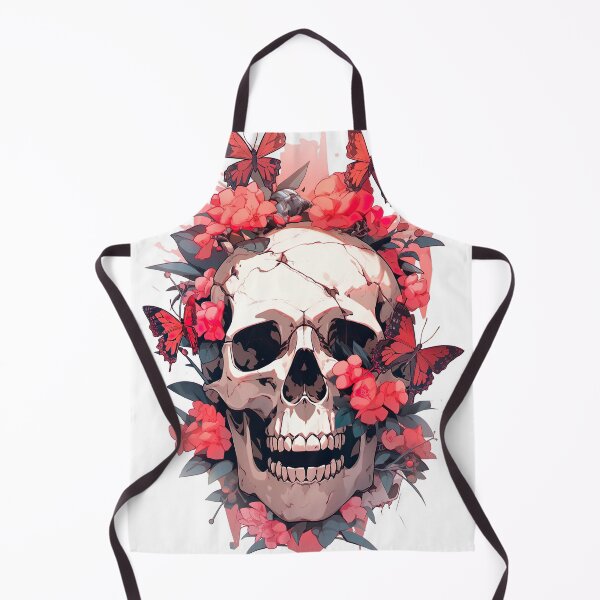 Item preview, Flowers and blooming skulls designed and sold by Kalsaver.