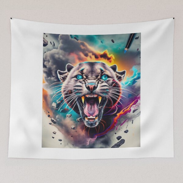 Item preview, Black wild cat 6 designed and sold by rayo-art.