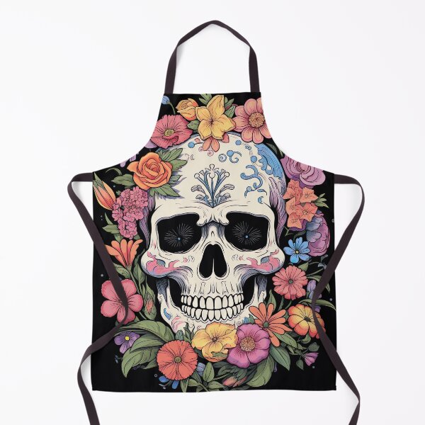 Item preview, Flowers and blooming skulls 3 designed and sold by Kalsaver.
