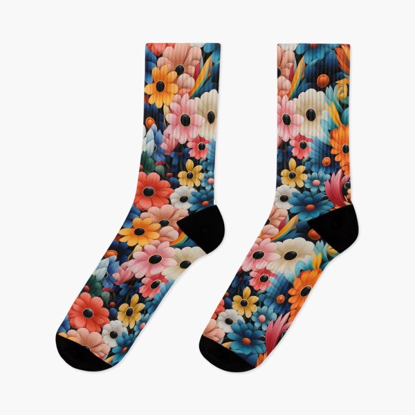 Item preview, multicolored floral seamless pattern designed and sold by Autaporn199.