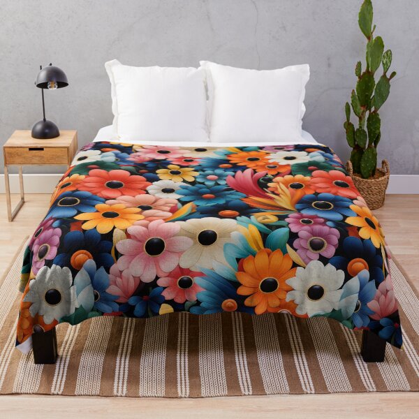 Item preview, multicolored floral seamless pattern designed and sold by Autaporn199.