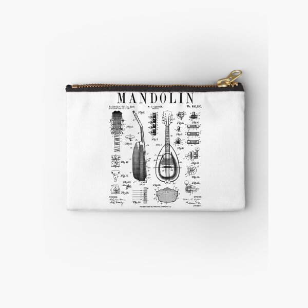 Item preview, Mandolin Player Musician Musical Instrument Vintage Patent designed and sold by GrandeDuc.