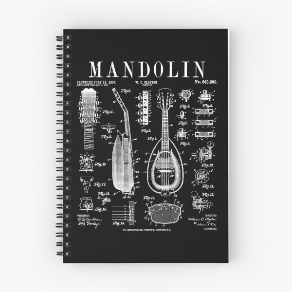 Item preview, Mandolin Player Musician Musical Instrument Vintage Patent designed and sold by GrandeDuc.