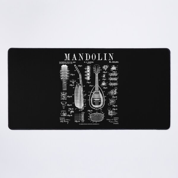 Item preview, Mandolin Player Musician Musical Instrument Vintage Patent designed and sold by GrandeDuc.