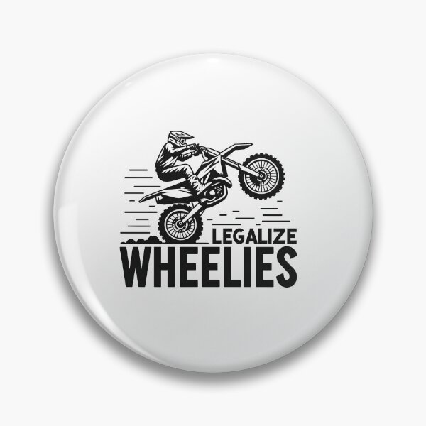Aperçu de l'œuvre Légaliser le design BMX Wheelies noir créée et vendue par DBUniverse.