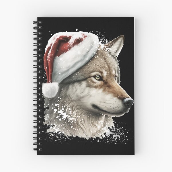 Item preview, Christmas wolf designed and sold by PrettyPittie Shop.