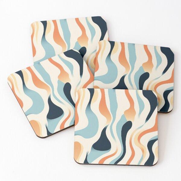 Item preview, Orange Graphic Abstract Background with Wave Shape designed and sold by exitbird.