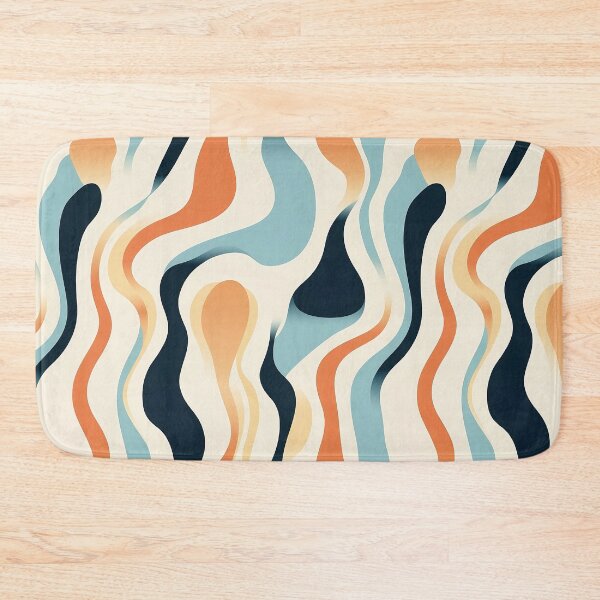 Item preview, Orange Graphic Abstract Background with Wave Shape designed and sold by exitbird.