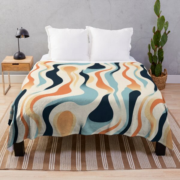 Item preview, Orange Graphic Abstract Background with Wave Shape designed and sold by exitbird.