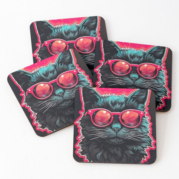 Item preview, Black cat design sticker sequence2 designed and sold by Kalsaver.