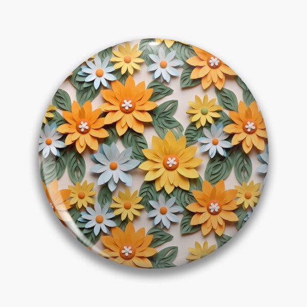 Item preview, Morning flowers paper craft Throw Blankets & Tapestries designed and sold by Aopo Chaloemphon.
