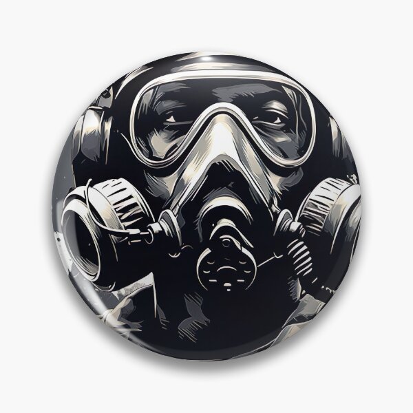Item preview, Photo of a soldier wearing a gas mask telling us to build a better future 2 designed and sold by Kalsaver.