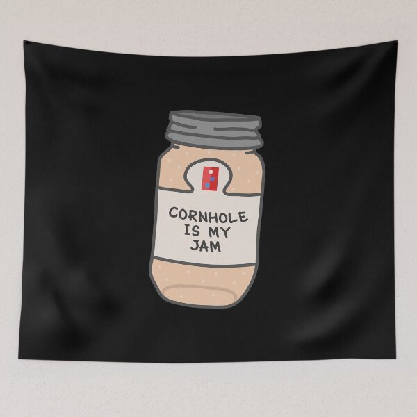 Item preview, Cornhole Is My Jam designed and sold by orlumbuspirate.