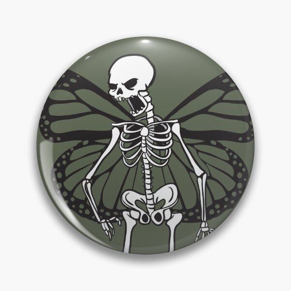 Item preview, Hada esqueleto en blanco y negro designed and sold by Menagerie of Magick.