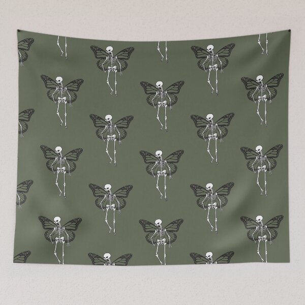 Item preview, Hada esqueleto en blanco y negro designed and sold by Menagerie of Magick.