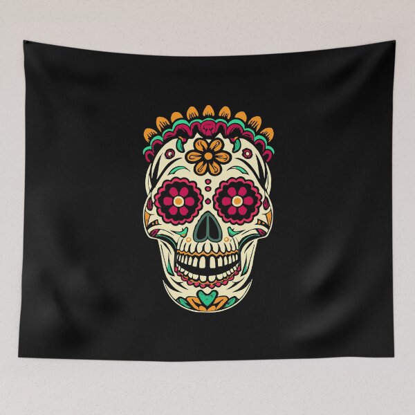 Item preview, Dia de los Muertos skull day of the dead designed and sold by w1ckerman.