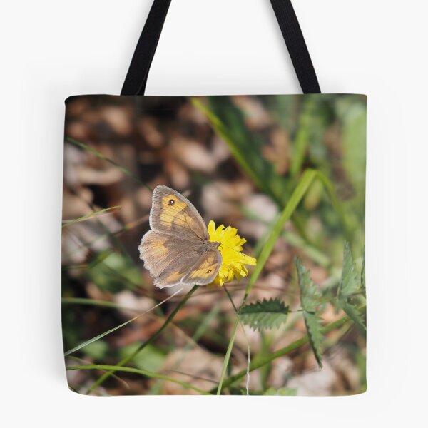 Item preview, Orange and brown butterfly on a yellow flower designed and sold by Syr'photographies.