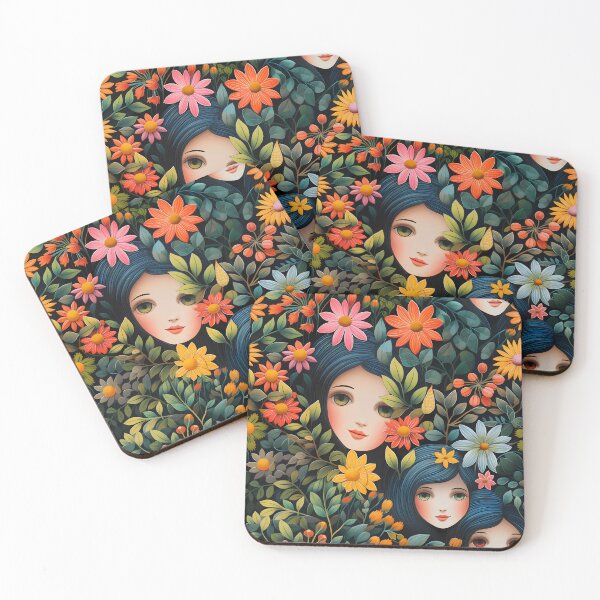 Item preview,  multicolored floral seamless pattern designed and sold by Autaporn199.
