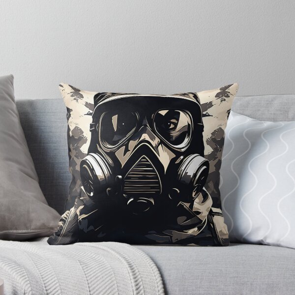 Item preview, Photo of a soldier wearing a gas mask 2 designed and sold by Kalsaver.