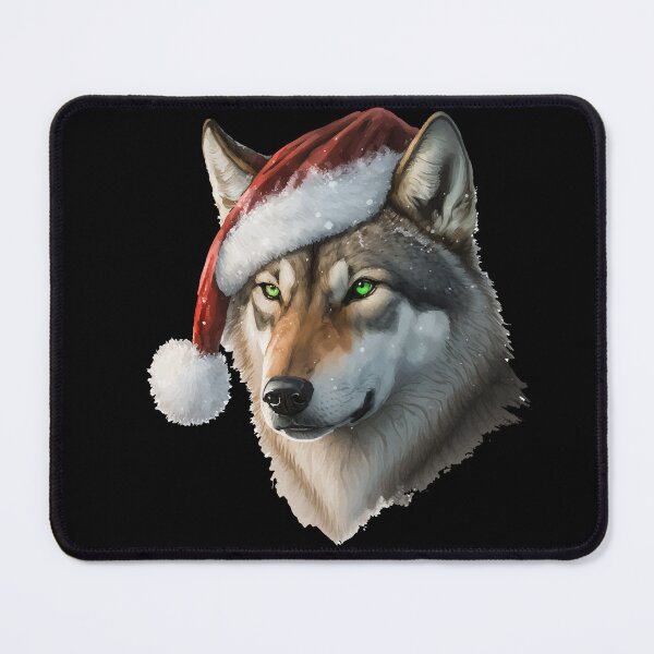 Item preview, Christmas wolf designed and sold by PrettyPittie Shop.