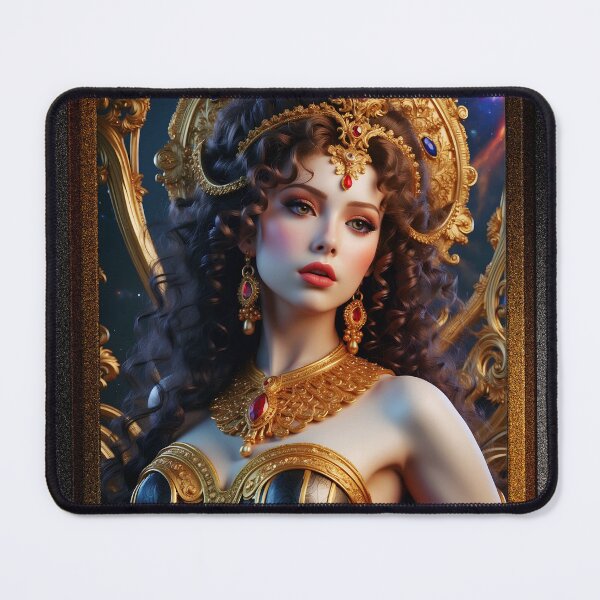 Item preview, Empress Of The Kalimarini Alluring AI Concept Art by Xzendor7 designed and sold by Xzendor7 Digital Art Creations.