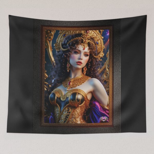 Item preview, Empress Of The Kalimarini Alluring AI Concept Art by Xzendor7 designed and sold by Xzendor7 Digital Art Creations.