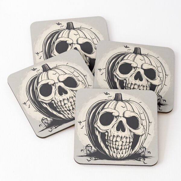 Item preview, skeleton pumpkin head, Halloween designed and sold by in-leggings.