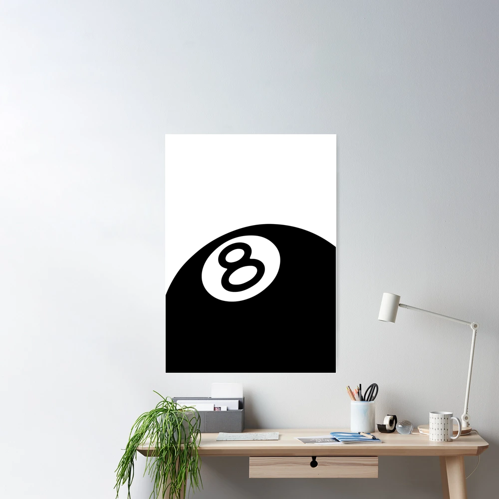 Stussy 8 Ball poster, Stussy Poster