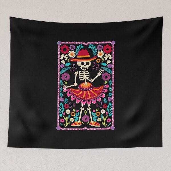 Item preview, Dia de los Muertos skull day of the dead designed and sold by w1ckerman.