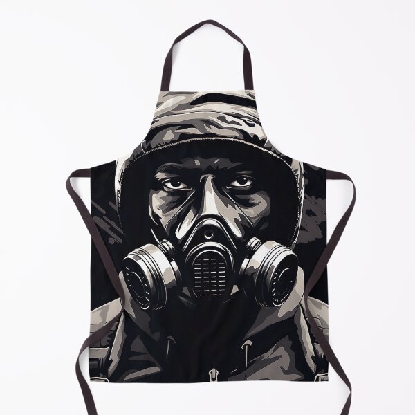 Item preview, Foto de un soldado con una máscara antigás 4 designed and sold by Kalsaver.