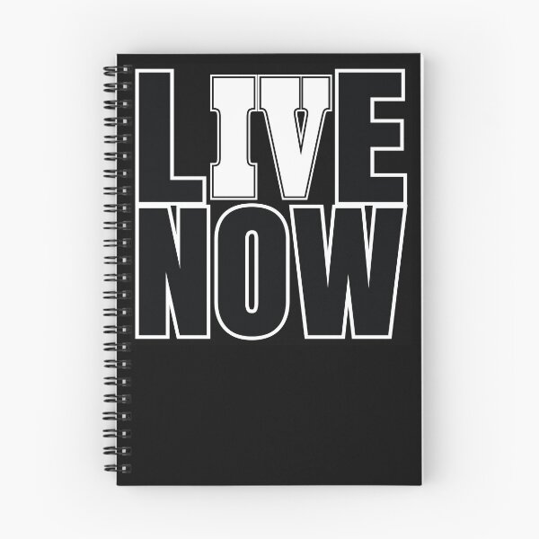 Item preview, Live Four (for) Now Cryptic Slogan Phrase designed and sold by Harlake.