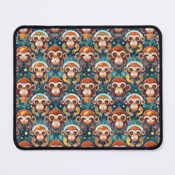 Item preview, Space Monkeys Pattern designed and sold by GooGooPop.