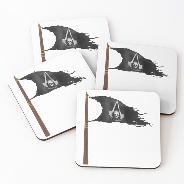Item preview, Assassin's creed black flag pirate flag  designed and sold by Becky-Marie.