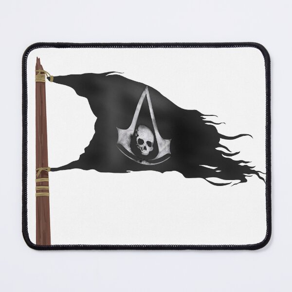 Item preview, Assassin's creed black flag pirate flag designed and sold by Becky-Marie.