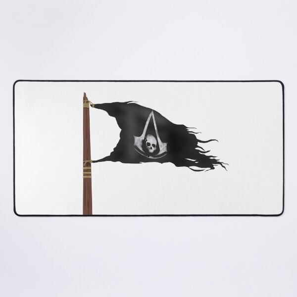 Item preview, Assassin's creed black flag pirate flag designed and sold by Becky-Marie.