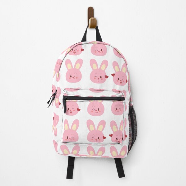 Item preview, Cute Pink Bunny Emoji (Happy) designed and sold by jebi-garden.