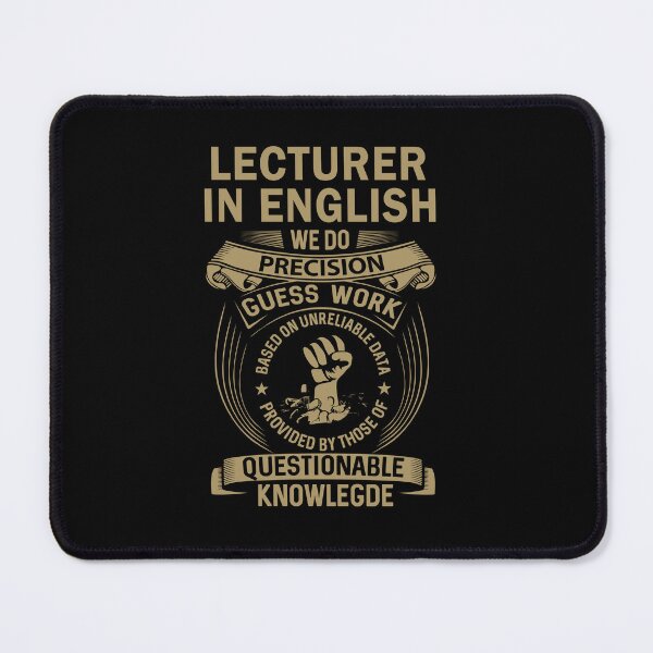 Item preview, Lecturer In English designed and sold by MiraclePitts.