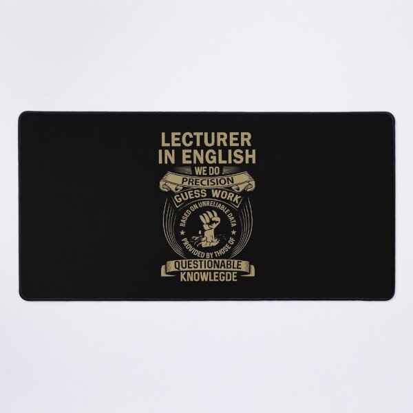 Item preview, Lecturer In English designed and sold by MiraclePitts.