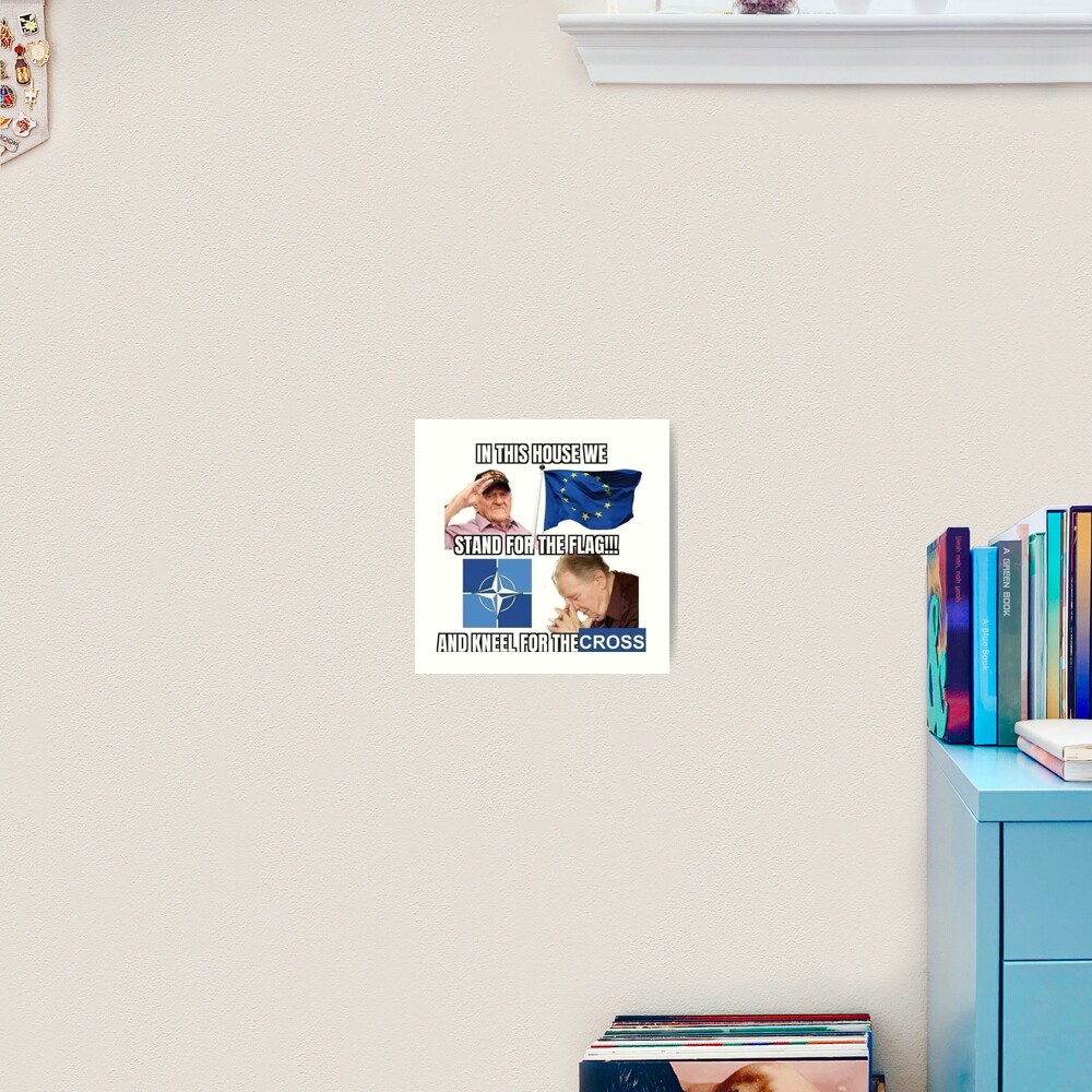 Nafo Meme Poster For Sale By The Lone Vendor Redbubble Nafo Meme Poster For Sale By The Lone Vendor Redbubble