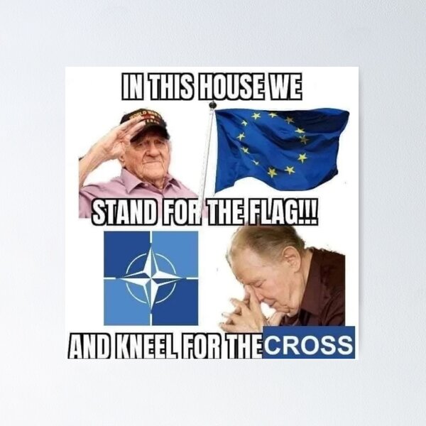 Nafo Meme Poster For Sale By The Lone Vendor Redbubble Nafo Meme Poster For Sale By The Lone Vendor Redbubble