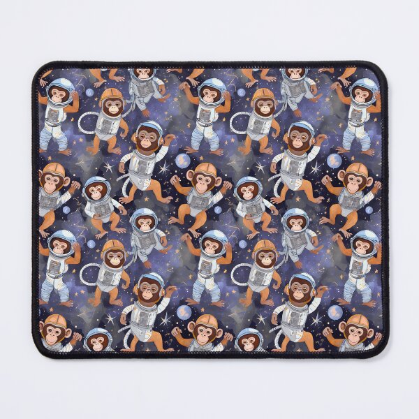 Item preview, Dancing Space Monkeys Pattern designed and sold by GooGooPop.